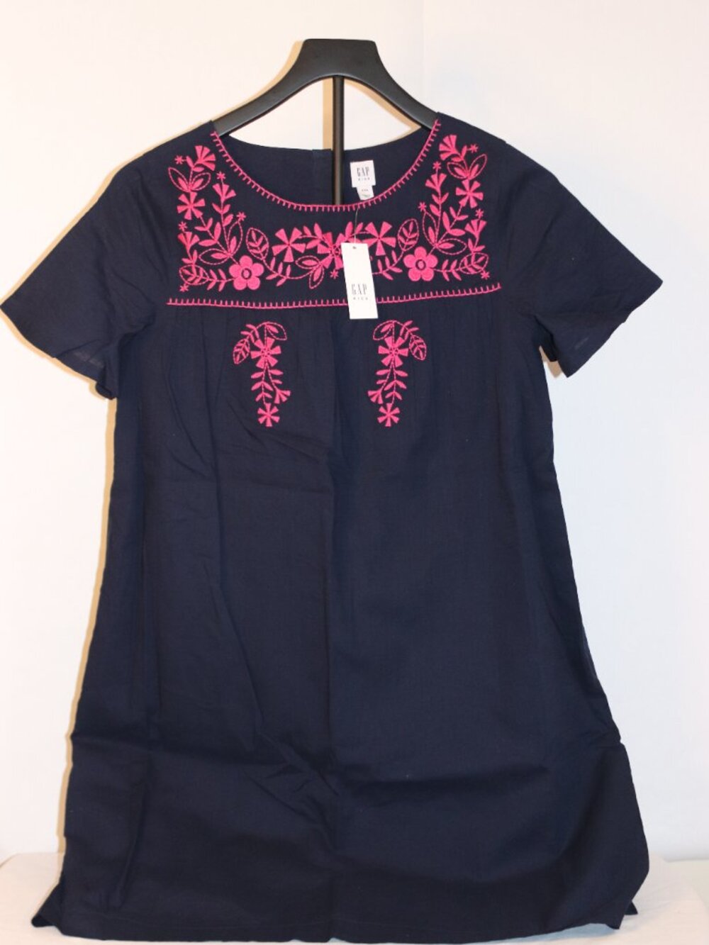 NWT Gap Kids Girls Casual Navy Dress Sz XXL (13)